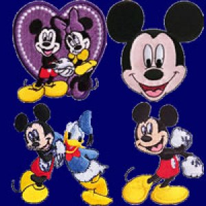 Motif thermocollant brodé Disney