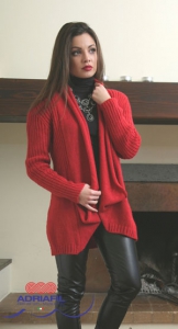 Cardigan Cortese en Adriafil Soffio Plus