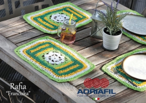 Set de table en Adriafil Rafia