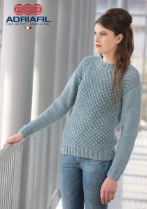 Pull Ellie en Adriafil Luccico