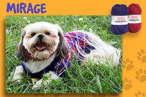 Manteau pour chien Diamond en Adriafil Mirage