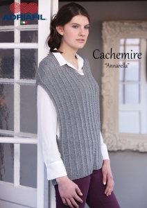 Gilet Annarella en Adriafil Cachemire