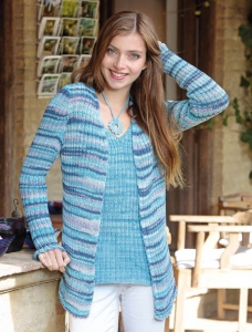 120/03 Gilet en Plassard Gong Jacquard