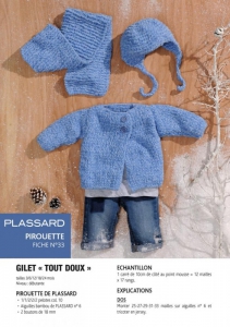 Gilet tout doux en Plassard Pirouette