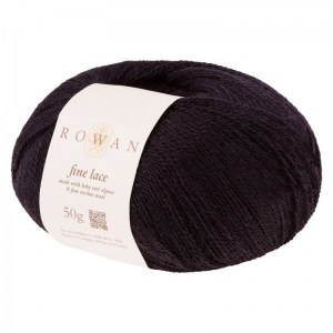 Rowan Fine Lace - Pelote de 50 gr - 934 Noir