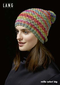 Flyer Lang Yarns Mille Colori Big - Bonnet