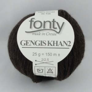 Fonty Gengis Khan 2 - Pelote de 25 gr (150 m. environ)