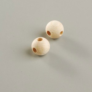 Pièces pour Variojo - Boules en bois 2 pièces - Diam. 25 mm - Orifices 4 mm