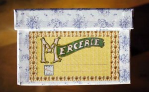 Boîte de rangement à l\'ancienne modèle Mercerie - Sajou