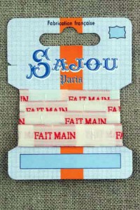 Carte ruban Fait Main - Sajou