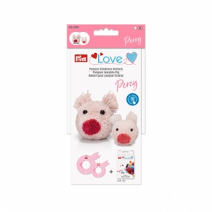 Gabarit pour pompons Cochon Percy - Prym Love