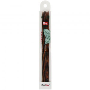 Jeu de 5 aiguilles 2 pointes en bois - Prym KnitPro