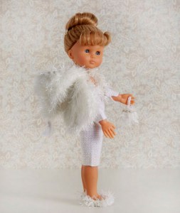 J'habille ma poupée... Joli mariage en maille serrée - Editions de saxe