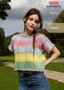 Kit à tricoter Adriafil T-shirt Somerset en Matita