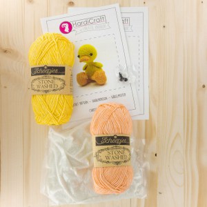 Kit à crocheter Abby le poussin - HardiCraft