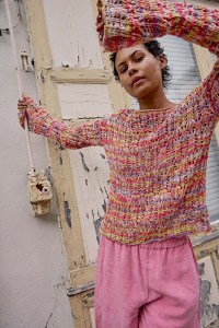 Kit à tricoter Lang Yarns Hilke Pull en Lisboa