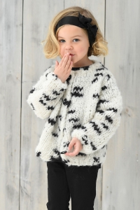 Kit  tricoter Plassard Enfant Blouson chunky en Element