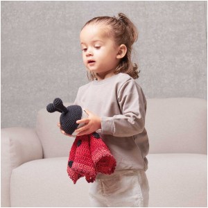 Kit à crocheter Baby Blankies Coccinelle - Ricorumi