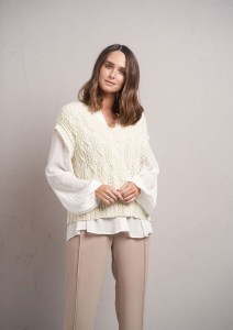 Kit à tricoter Rowan Fold Débardeur en Cotton Glacé