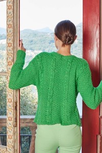 Kit à tricoter WoolAddicts Seize The Day Pull en Happiness