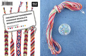 Kit bracelets brésiliens avec perles Multicolor Set - Rico Design