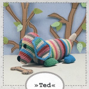 Kit à crocheter chien Ted - Rico Design