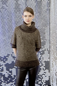 224-48 Pull à col roulé en Lang Yarns Alpaca Superlight