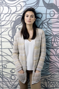 233-19 Gilet en Lang Yarns Alpaca Superlight et Ella
