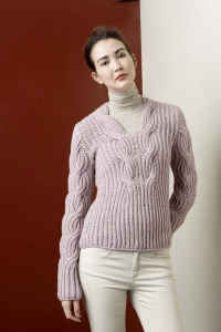 238-39 Pull en Lang Yarns Cashmere Classic