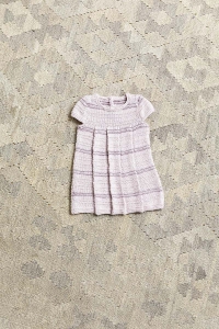 250-05 Petite robe en Lang Yarns Cashmere Cotton et Lang Yarns Cashmere Lace