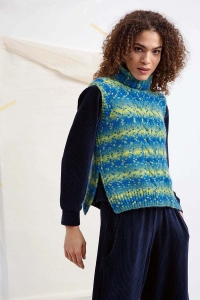 2543-05 Modèle Pull sans manches en Lang Yarns Bergen