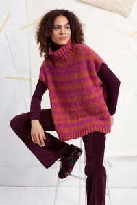 2543-07 Modèle Poncho en Lang Yarns Bergen