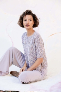 2552-02 Modèle Pull en Lang Yarns Celeste