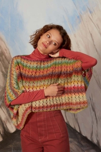 2561-12 Modèle Ruth Pull sans manches en Lang Yarns Orion