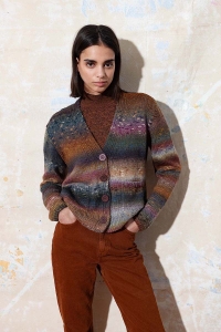 2574-01 Modèle Paloma Gilet en Lang Yarns Magnolia