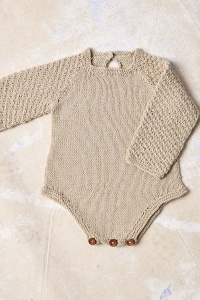 2583-13 Modèle Bjorn Body en Lang Yarns Baby Cotton Naturally Colored