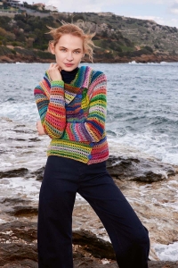2585-028 Modèle Rumer Veste crocheté en Lang Yarns Infinity