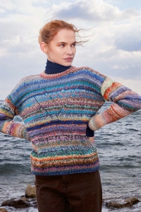 2585-038 Modèle Nadia Pull en Lang Yarns Infinity