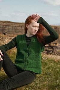 2587-023 Modèle Eilis Veste en Lang Yarns Donegal Tweed+