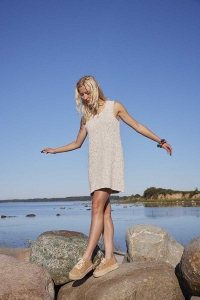 2590-003 Modèle Catrine Tunique en Lang Yarns Cotton Tweed