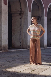 2591-013 Modèle Georgina Haut en Lang Yarns Illusion