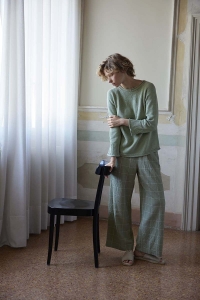 2592-006 Modèle Birgitta Pull top down en Lang Yarns Baby Cotton