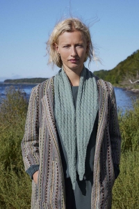 2594-004 Modèle Esther Châle en Lang Yarns Cashmere Extra Lace