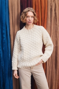 2597-001 Modèle Nancy Pull en Lang Yarns Naturalis