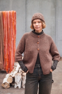 2597-008 Modèle Nathalie Gilet en Lang Yarns Naturalis