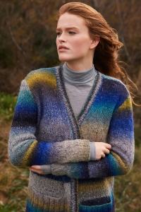2598-001 Modèle Galina Gilet en Lang Yarns Galaxy
