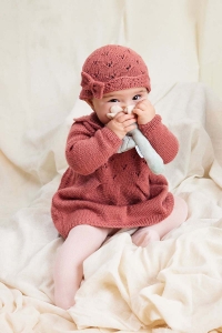 2599-002 Modèle Mave Bonnet en Lang Yarns Merino 200 Bébé