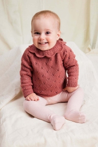 2599-003 Modèle Yuna Pullover en Lang Yarns Merino 200 Bébé