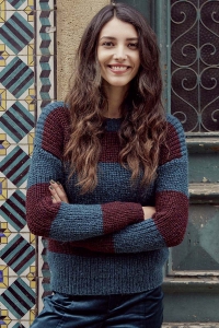 262-26 Modèle Pull Hidden Feelings en Wool Addicts by Lang Yarns Respect