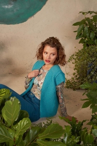 278-33 Modèle Eva Gilet sans manches en Lang Yarns Lambswool
